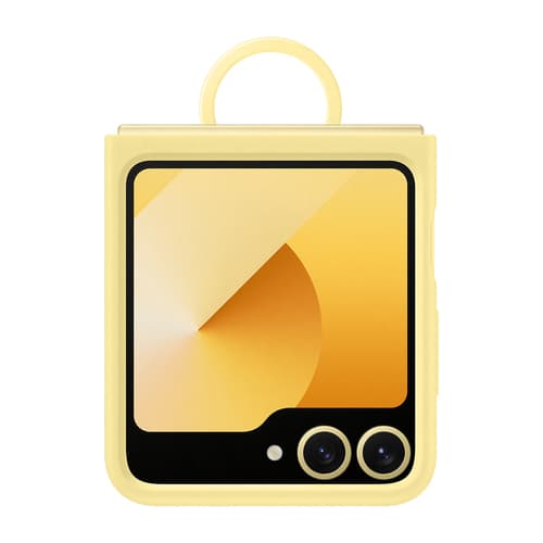 ^SILI CASE W/RING FOR FLIP6 YELL