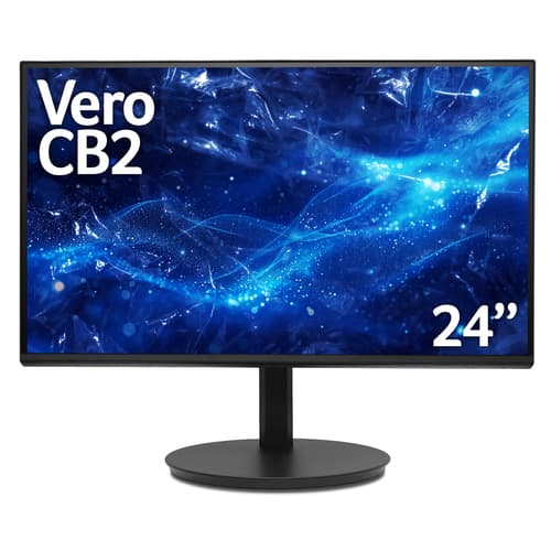 Acer Vero CB242Y Gbmiprx - CB2 Series - LCD monitor - 24" (23.8" viewable) - 1920 x 1080 UXGA @ 120 Hz - 250 cd/m� - 1 ms - HDMI, VGA, DisplayPort - speakers - black — view 1
