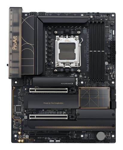 ASUS ProArt X870E-CREATOR WIFI - Motherboard - ATX - Socket AM5 - AMD X870E Chipset - USB4, USB-C 3.2 Gen 2x2, USB 3.2 Gen 2, USB 3.2 Gen 1 - Wi-Fi 7, 10 Gigabit LAN, Bluetooth - onboard graphics (CPU required) - HD Audio (8-channel) — view 9