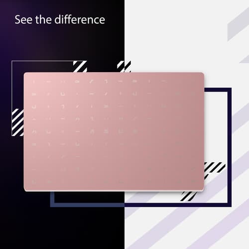 ASUS Vivobook Go 14 E410KA-EK592WS - 180-degree hinge design - Intel Celeron - N4500 / up to 2.8 GHz - Win 11 Home in S mode - UHD Graphics - 4 GB RAM - 128 GB eMMC - 14" 1920 x 1080 (Full HD) - Wi-Fi 5 - rose pink — view 7