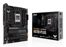 ASUS TUF GAMING X670E-PLUS - Motherboard - ATX - Socket AM5 - AMD X670E Chipset - USB-C 3.2 Gen2, USB-C Gen 2x2, USB 3.2 Gen 1, USB 3.2 Gen 2 - 2.5 Gigabit LAN - onboard graphics (CPU required) - HD Audio (8-channel)