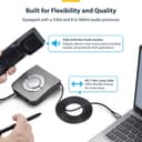 StarTech.com USB-C to RJ9 Adapter for Office Phone Handset or Wired/Wireless Headset, Use Existing Landline Hardware, 6ft/1.8m, For Laptop/Desktop Computer/Mobile - Headset adapter - 24 pin USB-C male to RJ-9 male - 1.8 m - black - bus powered thumbnail 10