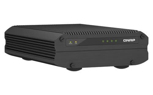 QNAP TS-i410X - NAS server - 4 bays - SATA 6Gb/s - RAID JBOD, 0, 1, 5, 6, 10 - RAM 8 GB - 10 Gigabit Ethernet - iSCSI support