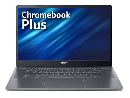 Acer Chromebook Plus 515 CBE595-1 - Intel Core i5 - 1235U / up to 4.4 GHz - Chrome OS - Intel Iris Xe Graphics - 8 GB RAM - 256 GB SSD - 15.6" IPS 1920 x 1080 (Full HD) - Wi-Fi 6E - steel grey - kbd: UK