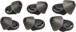 Poly - Eartip for Bluetooth headset - medium - black (pack of 2) - for Poly Voyager 6200