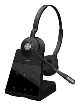 Jabra Engage 65 SE Stereo (Low Power) - Headset - on-ear - DECT - wireless - Zoom Certified, Google Meet Certified, Amazon Chime Certified, Certified for Microsoft Teams Open Office, Works With Chromebook Certified, UC certified