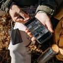 Samsung T9 MU-PG2T0B - SSD - encrypted - 2 TB - external (portable) - USB 3.2 Gen 2x2 (USB-C connector) - 256-bit AES - black