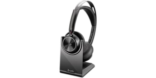 Poly Voyager Focus 2 - Headset - on-ear - Bluetooth - wireless - active noise cancelling - USB-C via Bluetooth adapter - black - Zoom Certified, Certified for Microsoft Teams — view 15