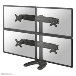 Neomounts FPMA-D700DD4 - Stand - full-motion - for 4 LCD displays - black - screen size: 19"-30" - desktop stand, grommet, desk-mountable