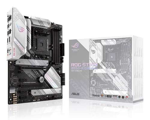ASUS ROG STRIX B550-A GAMING - Motherboard - ATX - Socket AM4 - AMD B550 Chipset - USB-C Gen2, USB 3.2 Gen 1, USB 3.2 Gen 2 - 2.5 Gigabit LAN - onboard graphics (CPU required) - HD Audio (8-channel)