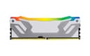 Kingston FURY Renegade RGB - DDR5 - module - 24 GB - DIMM 288-pin - 8800 MT/s / PC5-70400 - CL42 - 1.4 V - clocked unbuffered - on-die ECC - white & silver thumbnail 4