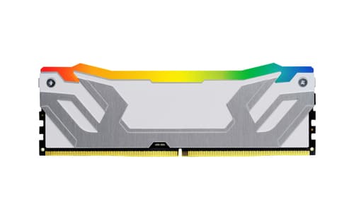 Kingston FURY Renegade RGB - DDR5 - module - 24 GB - DIMM 288-pin - 8800 MT/s / PC5-70400 - CL42 - 1.4 V - clocked unbuffered - on-die ECC - white & silver — view 5