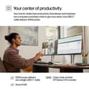 HP 527pm - Series 5 Pro - LED monitor - 27" - 2560 x 1440 QHD @ 100 Hz - IPS - 350 cd/m� - 1500:1 - 5 ms - HDMI, DisplayPort, USB-C - speakers - jet black, natural silver (stand), jet black (stand) - Smart Buy thumbnail 6