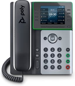 Poly Edge E320 - VoIP phone - with Bluetooth interface - 3-way call capability - SIP - midnight blue, white