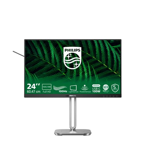 Philips 24B2G5301 - 5000 Series - LED monitor - USB - 24" (23.8" viewable)