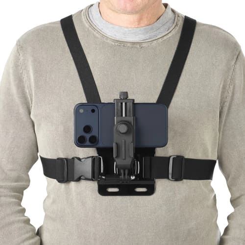 Hama Chest Strap for Action Cams and Mob. Phones, Adjustable Mount, Ultra-light — view 11