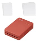 Canon SELPHY QX20 - Printer - colour - dye sublimation - 72 x 85 mm up to 0.66 min/page (colour) - capacity: 10 sheets - Wi-Fi(g) - terracota red thumbnail 1