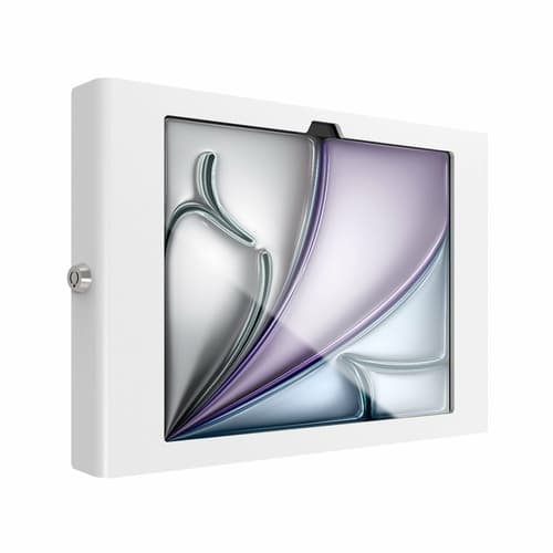 Compulocks iPad Air M2 & M3 11", Apex Secured Enclosure Wall Mount - White - Enclosure - for tablet - glass mount, space - lockable - high-grade aluminium - white - screen size: 11" - mounting interface: 100 x 100 mm - wall-mountable