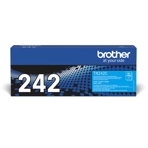 BROTHER TN-242C TONER CYAN 1.4K PAGE