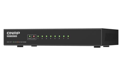 QNAP QSW-1108-8T-R2 - Switch - unmanaged - 8 x 10/100/1000/2.5G - desktop