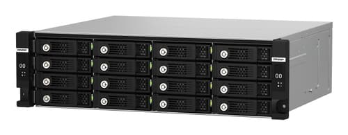 QNAP TL-R1620Sdc - Hard drive array - 16 bays (SATA-600 / SAS-3) - SAS 12Gb/s (external) - rack-mountable - 3U — view 7