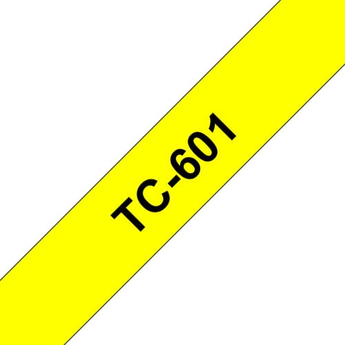 Brother - Black, yellow - Roll (1.2 cm x 8 m) 1 cassette(s) laminated tape - for P-Touch PT-2000, PT-3000, PT-500, PT-5000, PT-8E