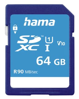 Hama SDXC 64GB Class 10 UHS-I, 90MB/S, Blue