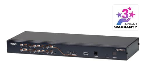 ALTUSEN KH2516A - KVM switch - 16 x KVM port(s) - 2 local users - desktop