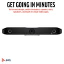 Poly Studio X52 - All-in-One video bar - white thumbnail 9
