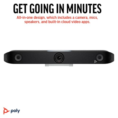 Poly Studio X52 - All-in-One video bar - white — view 10