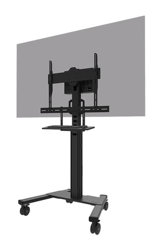Neomounts AV40-500BL - Mounting kit (mount bracket, keyboard shelf) - for keyboard / mouse - universal - black - screen size: 43"-110" - VESA-mountable — view 3