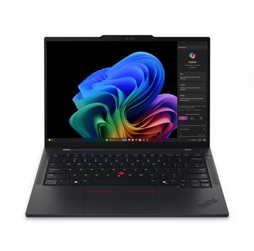 Lenovo ThinkPad T14s Gen 6 21N1 - 180-degree hinge design - Snapdragon X Elite - X1E-78-100 - Win 11 Pro (on ARM) - Qualcomm Adreno - 32 GB RAM - 1 TB SSD TCG Opal Encryption 2, NVMe - 14" IPS 1920 x 1200 - Bluetooth, Wi-Fi 7 - black - kbd: UK - with 1 Year Lenovo Premier Support, CO2 Offset 0.5 ton (2nd Gen)