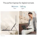 ASUS Zenbook Duo OLED UX8406CA-QL135W - 180-degree hinge design - Intel Core Ultra 7 - 255H / up to 5.1 GHz - Evo - Win 11 Home - Arc Graphics 140T - 16 GB RAM - 1 TB SSD NVMe - 14" OLED touchscreen 1920 x 1200 @ 120 Hz - Wi-Fi 7, Bluetooth - inkwell grey thumbnail 13