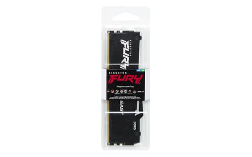 Kingston FURY Beast - DDR5 - module - 32 GB - DIMM 288-pin - 2800 MHz / PC5-44800 - CL36 - 1.25 V - unbuffered - on-die ECC - black — view 6