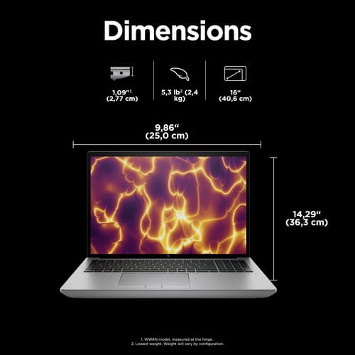 HP ZB16G11 i7-14700HX 16 32GB/1T PC United Kingdom - UK English localization — view 6