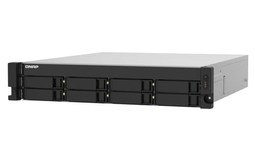 QNAP TS-832PXU - NAS server - 8 bays - rack-mountable - SATA 6Gb/s - RAID 0, 1, 5, 6, 10, 50, 60, JBOD - RAM 4 GB - Gigabit Ethernet / 2.5 Gigabit Ethernet / 10 Gigabit Ethernet - iSCSI support - 2U — view 6