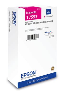 Epson T7553 - 39 ml - XL - magenta - original - box - ink cartridge