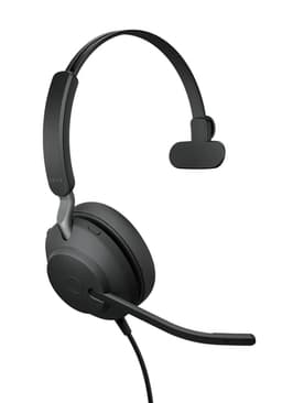 Jabra Evolve2 40 SE UC Mono - Headset - on-ear - wired - USB-C, USB-A - noise isolating - Optimised for UC