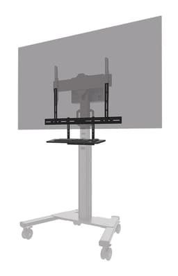 Neomounts AV40-500BL - Mounting kit (mount bracket, keyboard shelf) - for keyboard / mouse - universal - black - screen size: 43"-110" - VESA-mountable