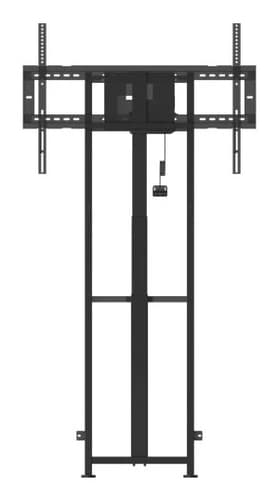Motorized height adjustable wall mounted stand with 65 cm height adjustment and anti -collision for 55"-86" displays. Max loading 75kg,  Black — view 4