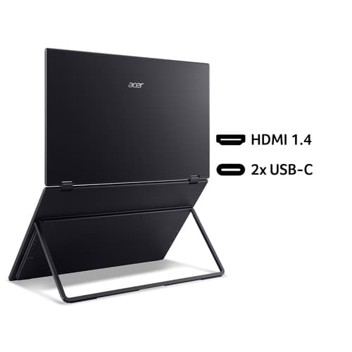 Acer PD193QE Foldable Portable Monitor - Dual 18.5 Screens, Full HD (1920x1080), IPS, 100Hz, 4ms, Integrated Kickstand" — view 7