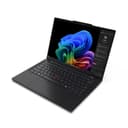 Lenovo ThinkPad T14s Gen 6 21N1 - 180-degree hinge design - Snapdragon X Elite - X1E-78-100 - Win 11 Pro (on ARM) - Qualcomm Adreno - 32 GB RAM - 1 TB SSD TCG Opal Encryption 2, NVMe - 14" IPS 1920 x 1200 - Bluetooth, Wi-Fi 7 - black - kbd: UK - with 1 Year Lenovo Premier Support, CO2 Offset 0.5 ton (2nd Gen)