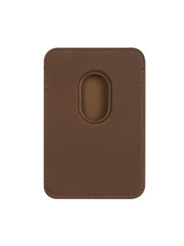 Leather wallet w MagSafe-Dark Tan — view 4