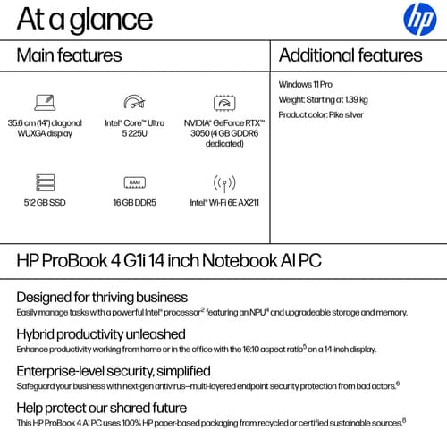 HP PB4 G1I 14 U5-225U 16/512 W11P — view 4