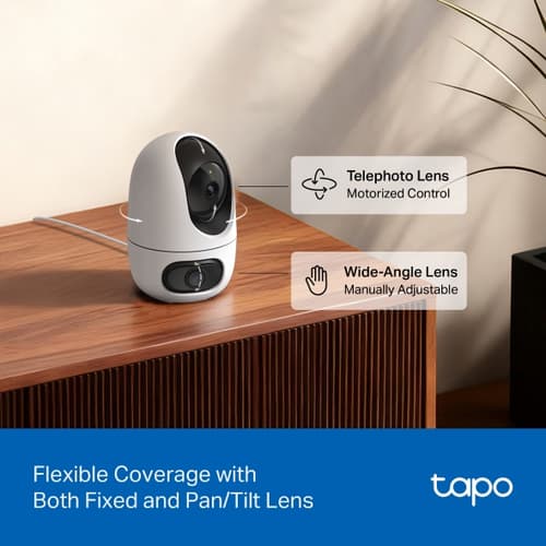 Dual Lens Pan/Tilt Security Camera — view 7