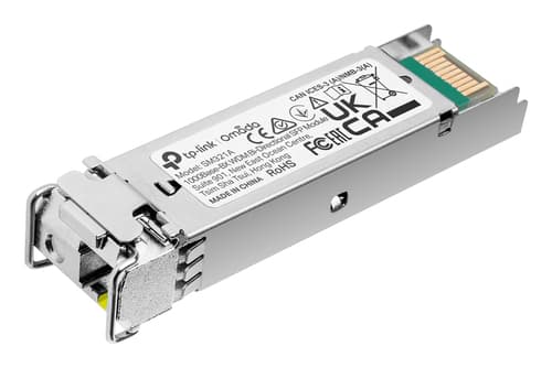 TP-Link TL-SM321A V3 - SFP (mini-GBIC) transceiver module - 1GbE - 1000Base-BX - LC/UPC single-mode - up to 20 km - 1310 (RX) / 1550 (TX) nm