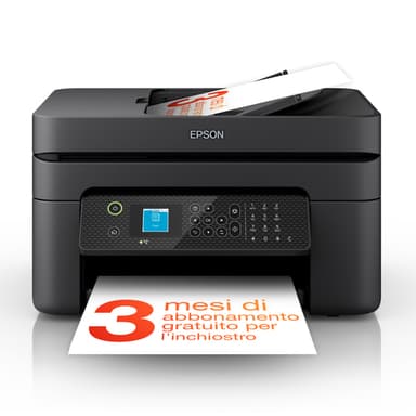 Epson WorkForce WF-2930DWF 2930DWF WF2930DWF 2930DWF WF2930 2930 - Multifunction printer - colour - ink-jet - 216 x 297 mm (original) - A4/Letter (media) - up to 10 ppm (printing) - 100 sheets - 33.6 Kbps - USB 2.0, Wi-Fi(n)