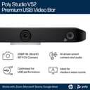 Poly Studio V52 - Without power cord - USB video bar - white - TAA Compliant thumbnail 7