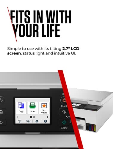 Wi-Fi, print, scan, copy and cloud 15ppm (mono), 10ppm (colour) 250 sheet cassette Refillable ink tank USB, dual band wi-fi and ethernet — view 8