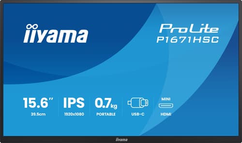 iiyama P1671HSC-B1 15.6" Portable Monito — view 3